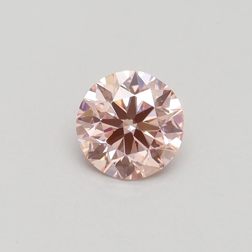 0.51 Ct. Fancy Intense Pink Round Lab Grown Diamond