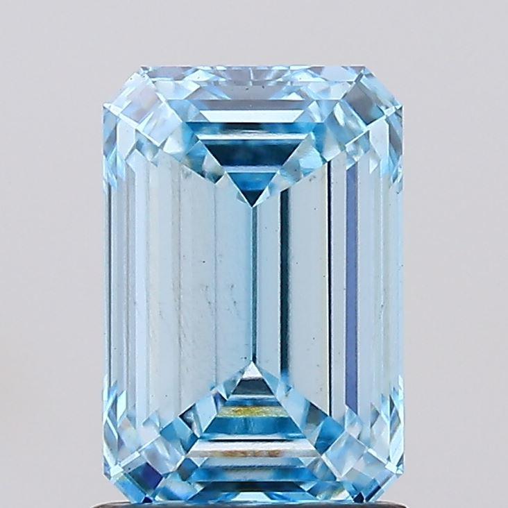 1.50 Ct. Fancy Intense Blue Emerald Lab Grown Diamond