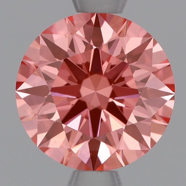1.04 Ct. Fancy Vivid Pink Round Lab Grown Diamond