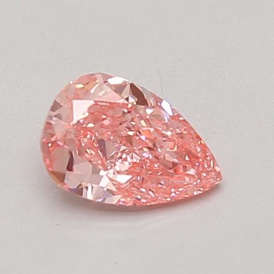 0.59 Ct. Fancy Vivid Pink Pear Lab Grown Diamond