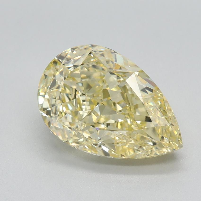 2.19 Ct. Fancy Intense Yellow Pear Lab Grown Diamond