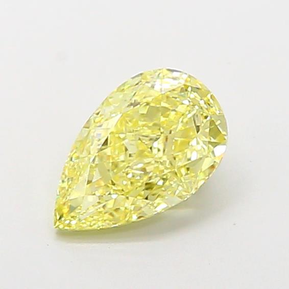 1.53 Ct. Fancy Intense Yellow Pear Lab Grown Diamond