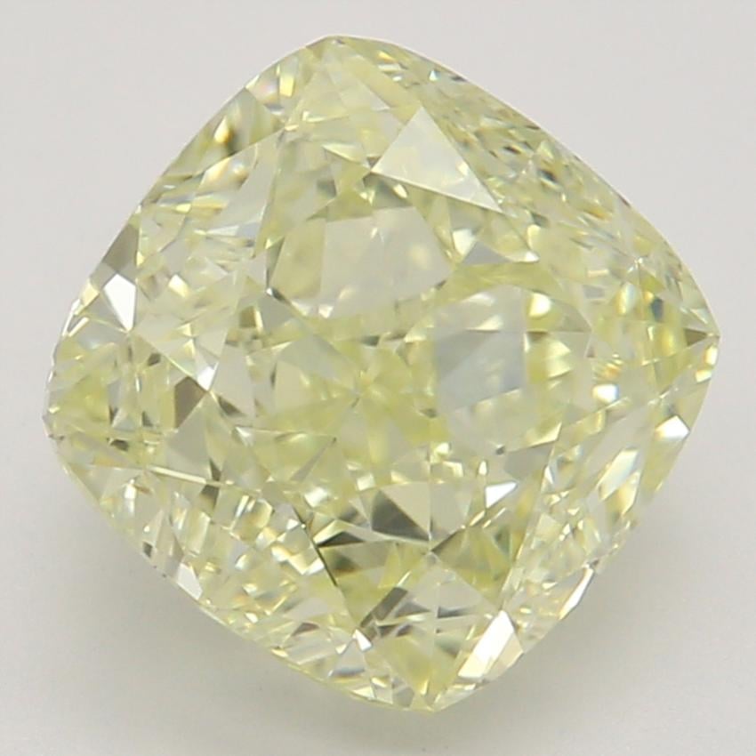 1.58 Ct. Fancy Light Yellow Cushion Diamond