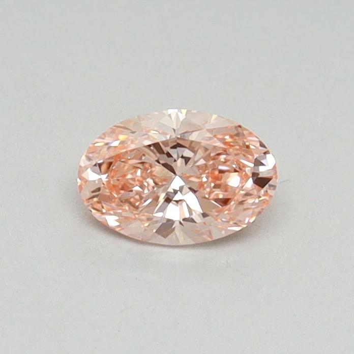 0.30 Ct. Fancy Vivid Pink Oval Lab Grown Diamond