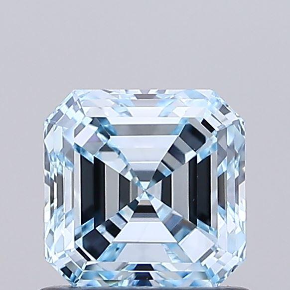 0.93 Ct. Fancy  Blue Asscher Lab Grown Diamond