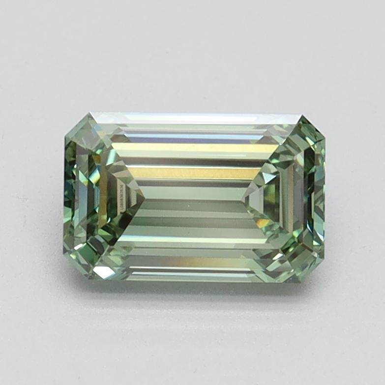 1.05 Ct. Fancy Intense Green Emerald Lab Grown Diamond