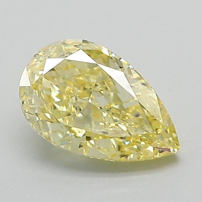 1.16 Ct. Fancy Intense Yellow Pear Lab Grown Diamond