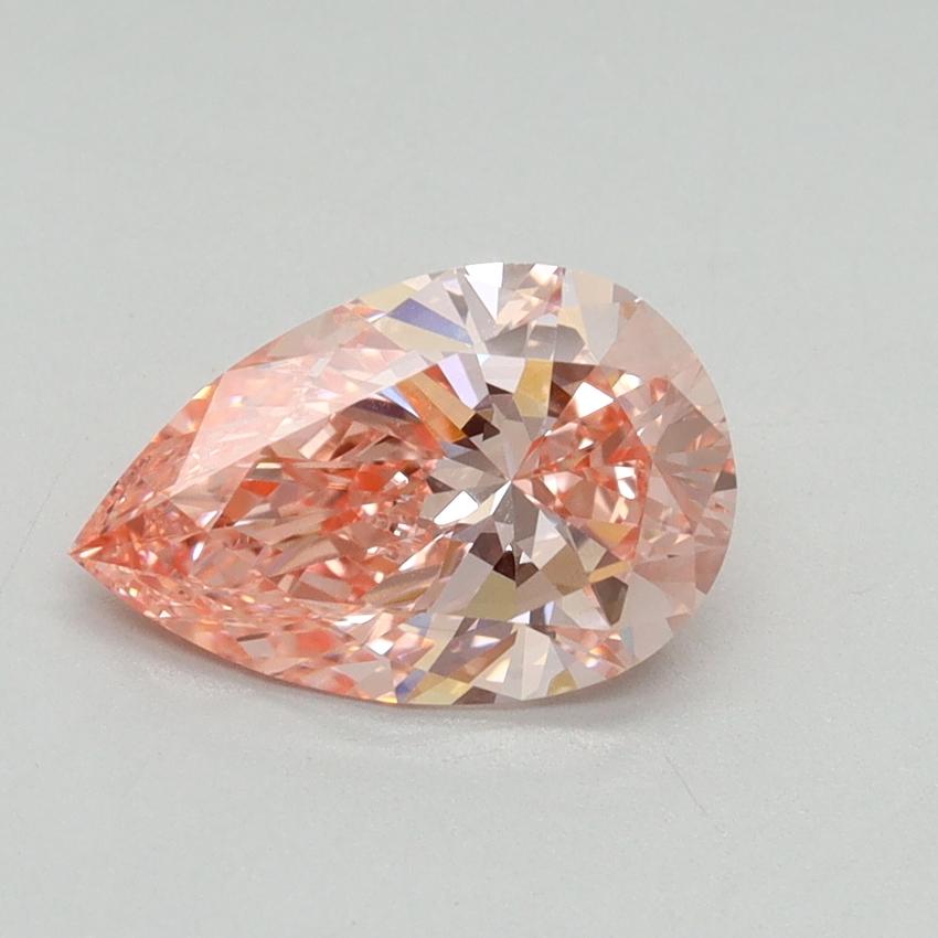 1.52 Ct. Fancy Vivid Pink Pear Lab Grown Diamond