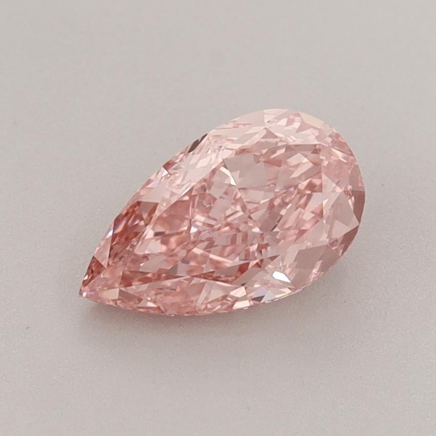 1.13 Ct. Fancy Vivid  Pink Pear Lab Grown Diamond