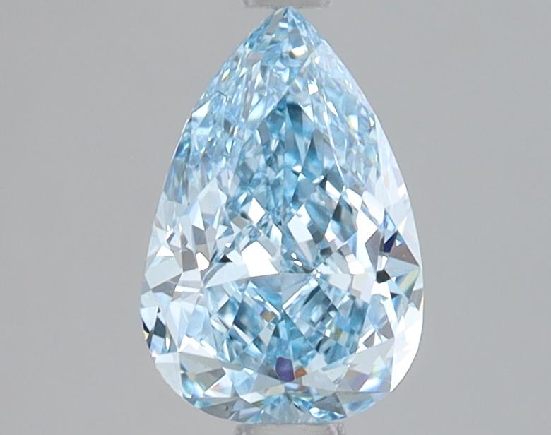 1.06 Ct. Fancy Vivid Blue Pear Lab Grown Diamond
