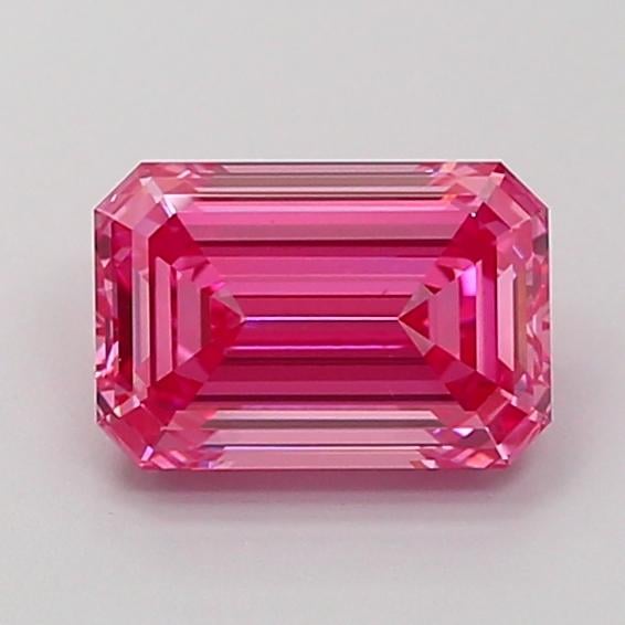 1.75 Ct. Fancy Vivid  Pink Emerald Lab Grown Diamond