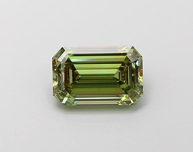 1.04 Ct. Fancy Vivid  Green Emerald Lab Grown Diamond