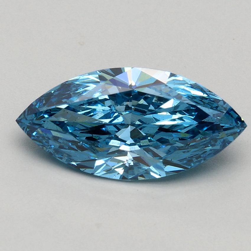 1.20 Ct. Fancy Vivid Blue Marquise Lab Grown Diamond