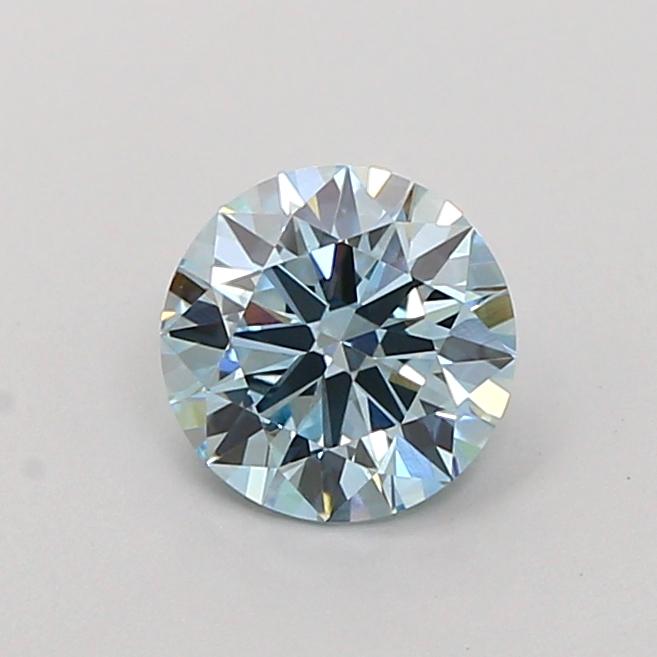 1.04 Ct. Fancy Vivid  Blue Round Lab Grown Diamond