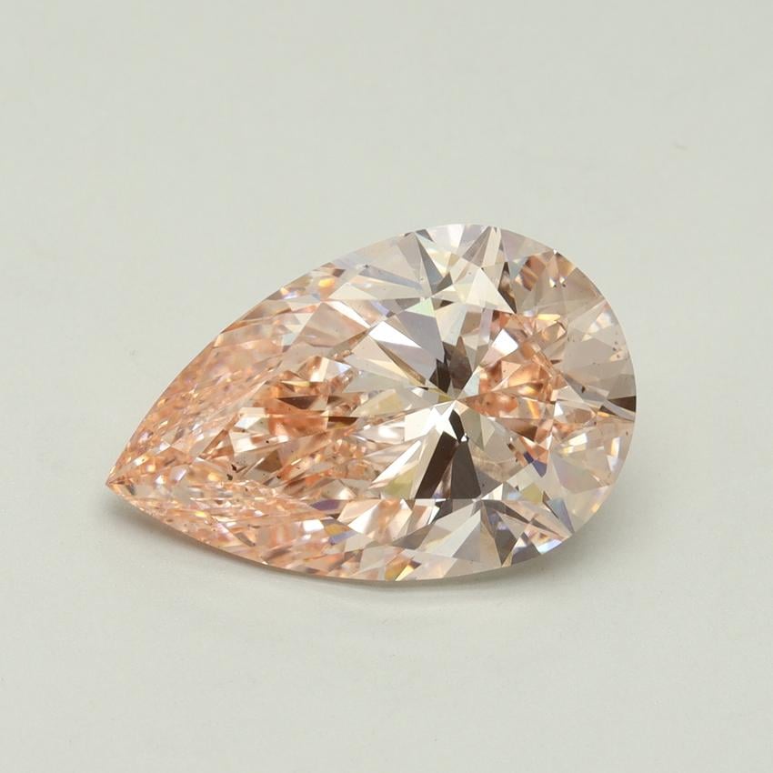 5.00 Ct. Fancy Intense Pink Pear Lab Grown Diamond
