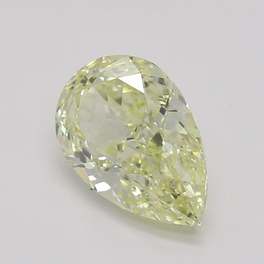 1.03 Ct. Fancy Light Yellow Pear Diamond