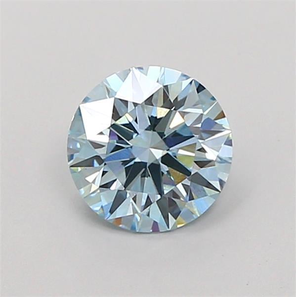 1.02 Ct. Fancy Vivid  Blue Round Lab Grown Diamond