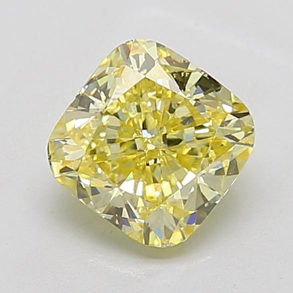 1.81 Ct. Fancy Intense Yellow Cushion Lab Grown Diamond