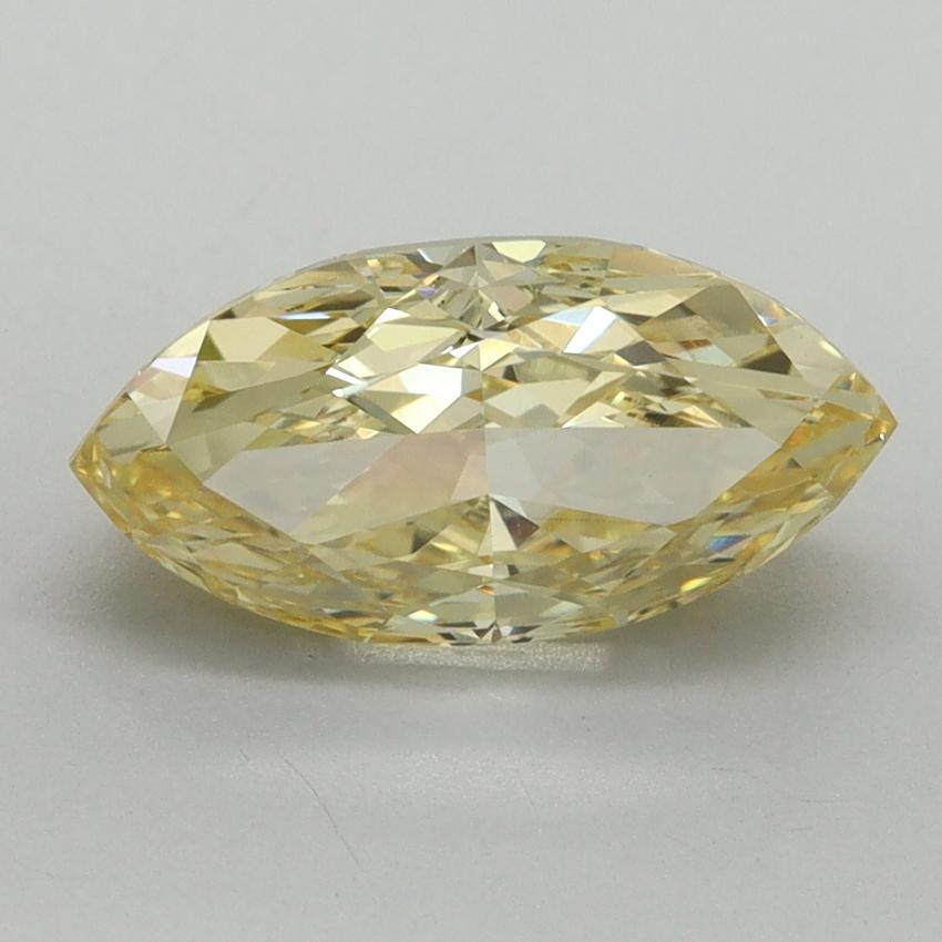2.10 Ct. Fancy Vivid Yellow Marquise Lab Grown Diamond