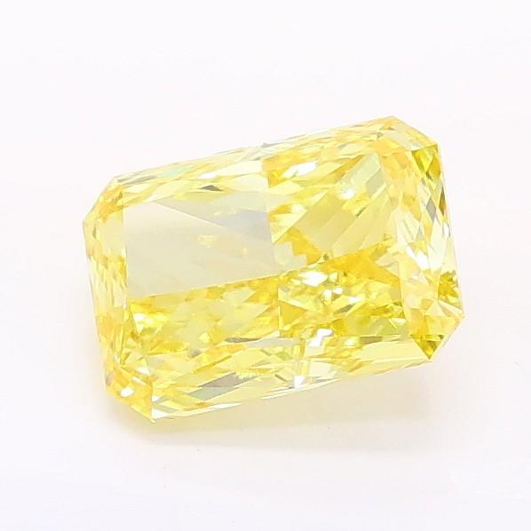 1.03 Ct. Fancy Vivid Yellow Radiant Lab Grown Diamond