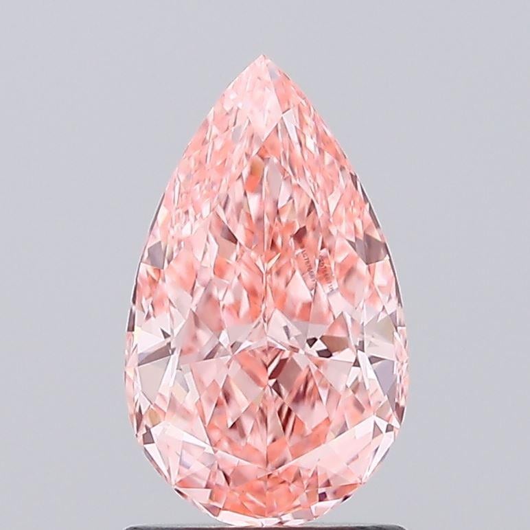 1.50 Ct. Fancy Vivid Pink Pear Lab Grown Diamond