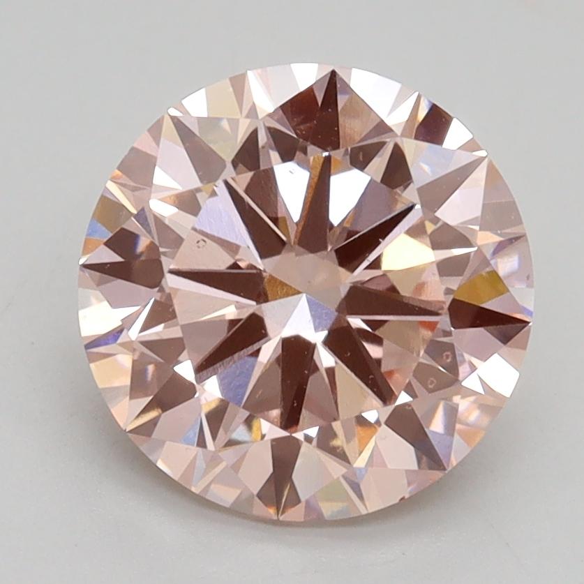 2.50 Ct. Fancy Intense Pink Round Lab Grown Diamond