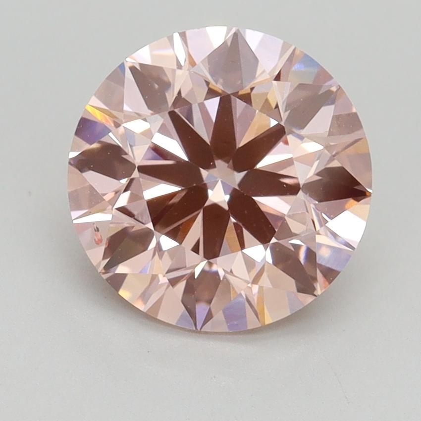 2.50 Ct. Fancy Intense Pink Round Lab Grown Diamond