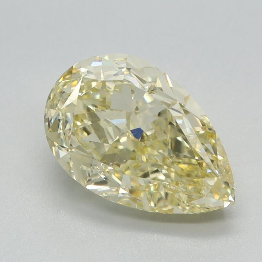 2.29 Ct. Fancy Intense Yellow Pear Lab Grown Diamond