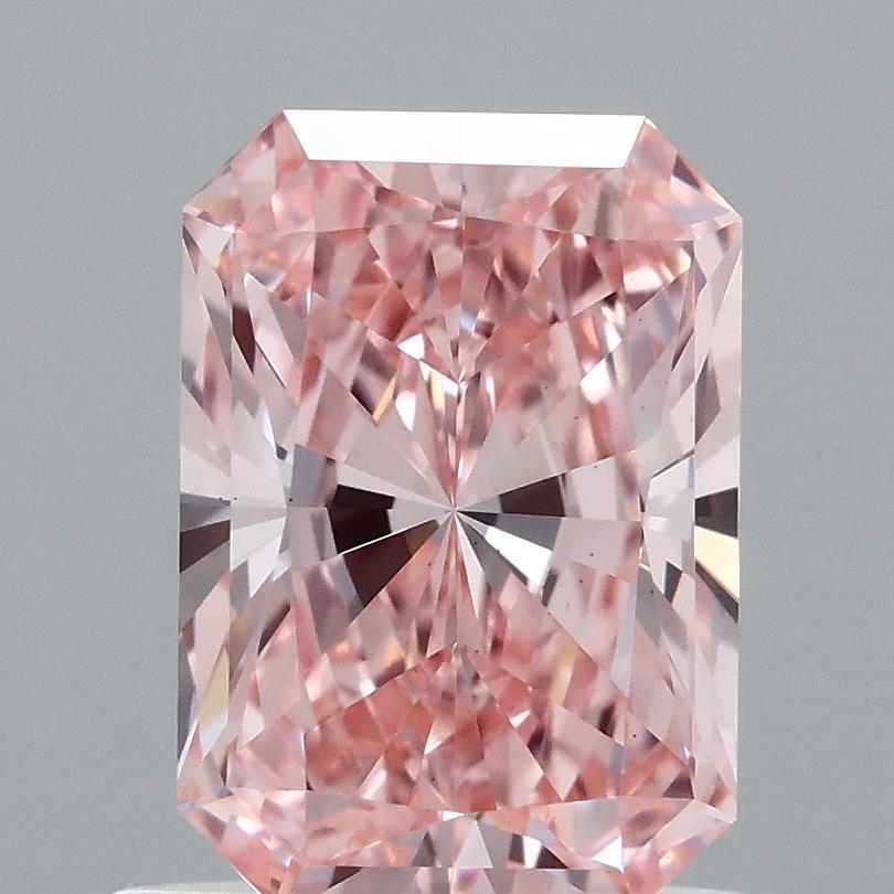 1.02 Ct. Fancy Vivid Pink Radiant Lab Grown Diamond