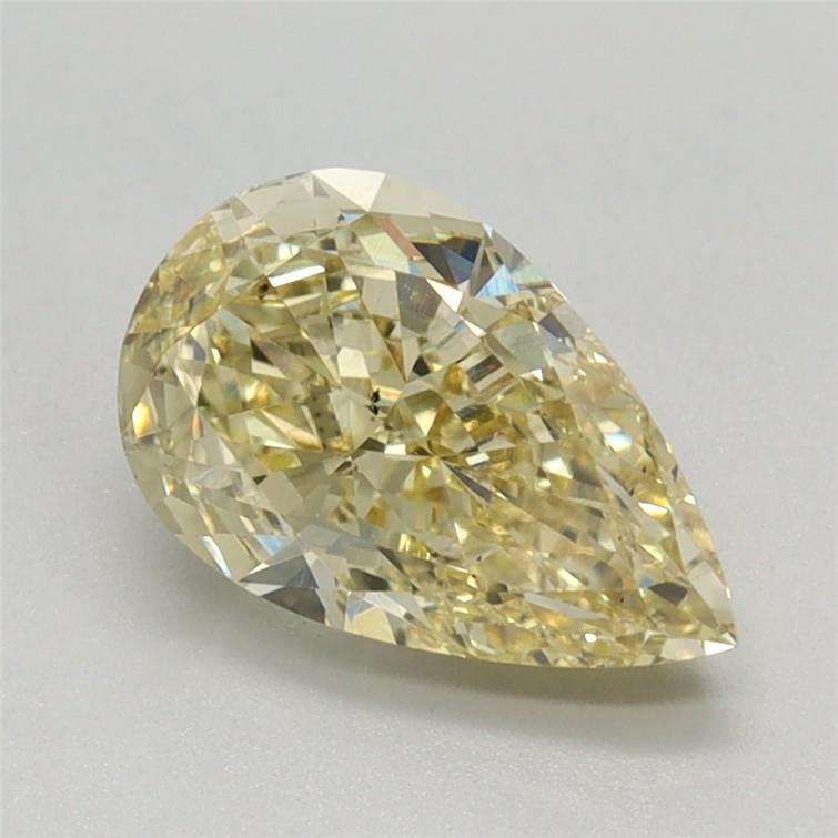 1.26 Ct. Fancy Intense Yellow Pear Lab Grown Diamond