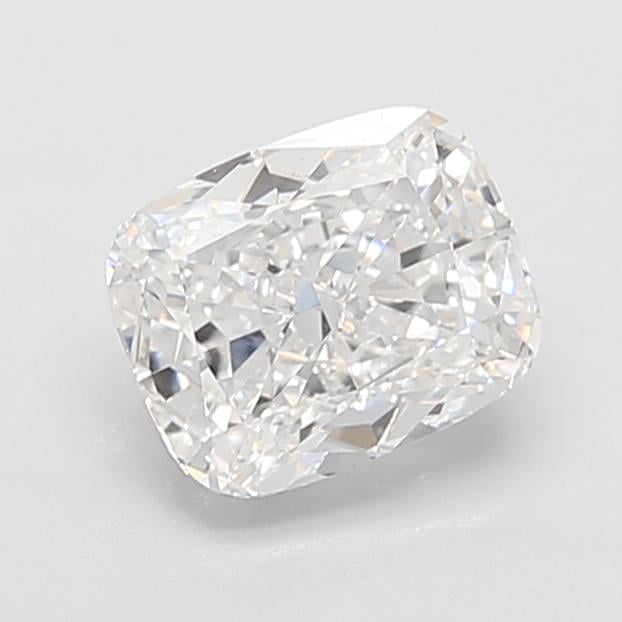 3.01 Ct. Fancy Vivid Green Cushion Lab Grown Diamond