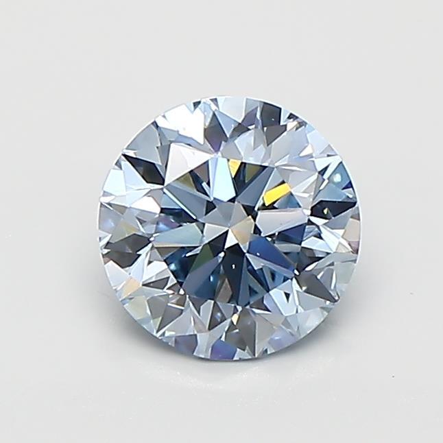 1.02 Ct. Fancy  Blue Round Lab Grown Diamond