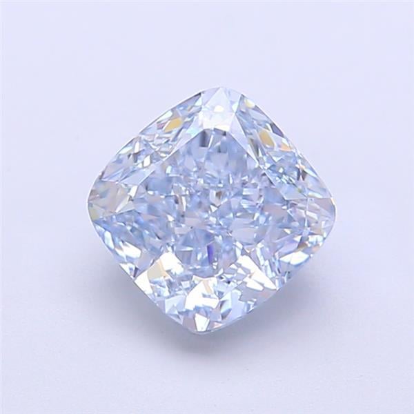 1.56 Ct. Fancy Intense Blue Cushion Lab Grown Diamond