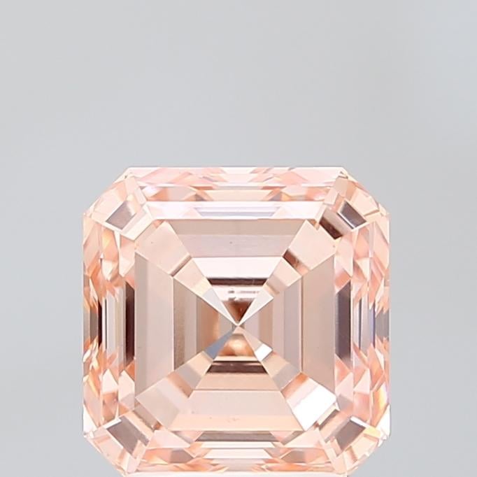3.05 Ct. Fancy Pink Asscher Lab Grown Diamond