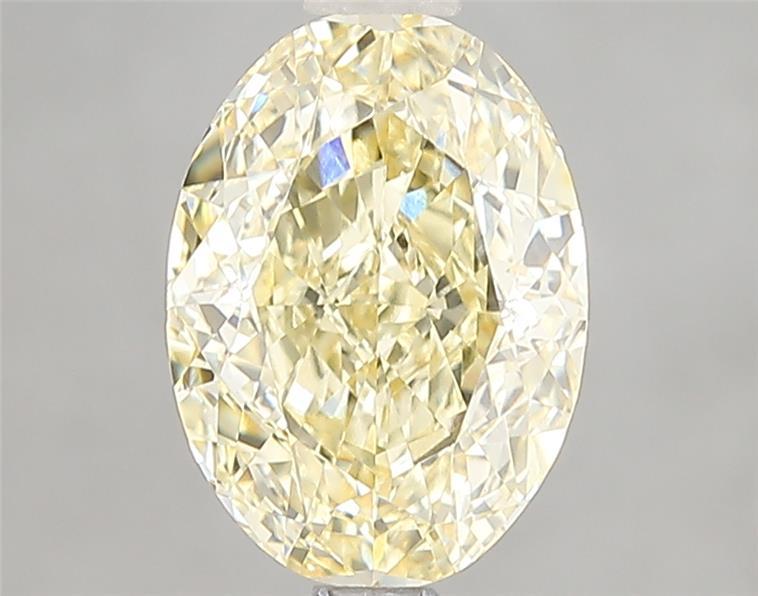 2.06 Ct. Fancy Intense Yellow Oval Lab Grown Diamond