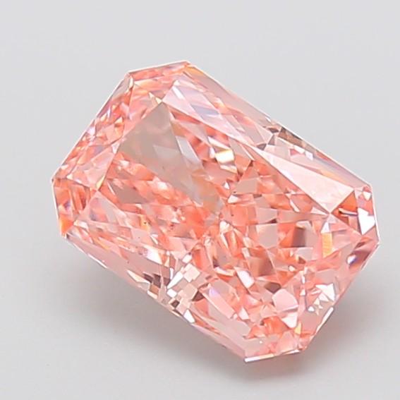 2.51 Ct. Fancy Vivid Pink Radiant Lab Grown Diamond