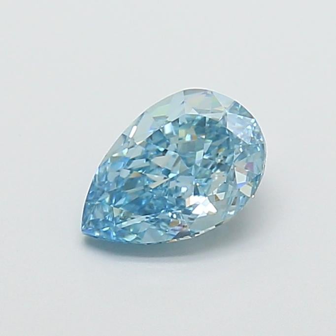 1.24 Ct. Fancy Vivid  Blue Pear Lab Grown Diamond