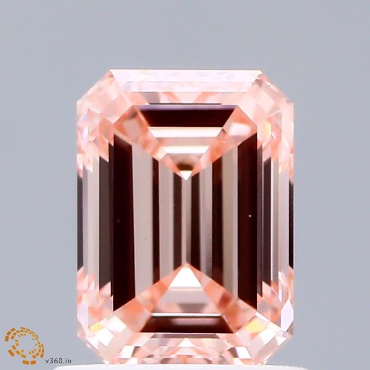 1.12 Ct. Fancy Intense Pink Emerald Lab Grown Diamond