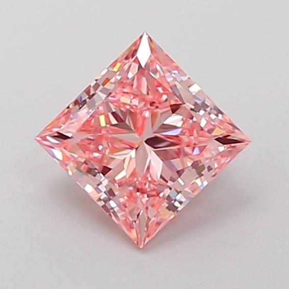 1.79 Ct. Fancy Vivid Pink Princess Lab Grown Diamond