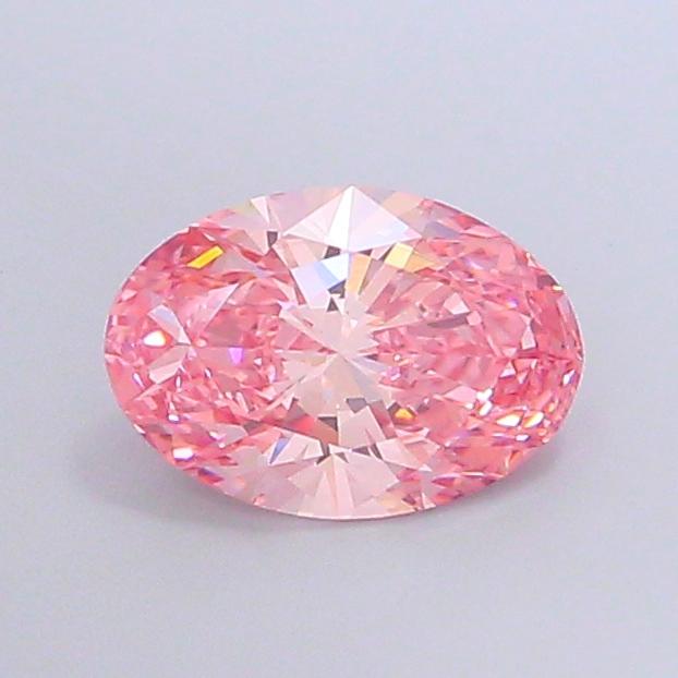2.02 Ct. Fancy Vivid Pink Oval Lab Grown Diamond