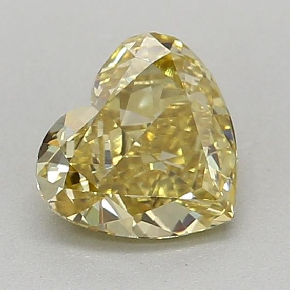 0.47 Ct. Fancy Intense  Yellow Heart Lab Grown Diamond
