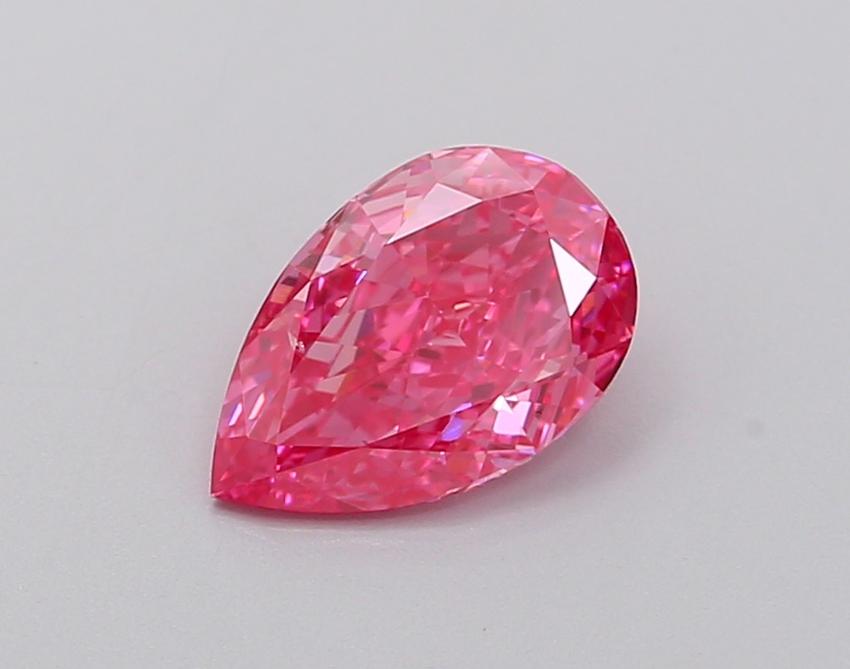 1.03 Ct. Fancy Vivid  Pink Pear Lab Grown Diamond