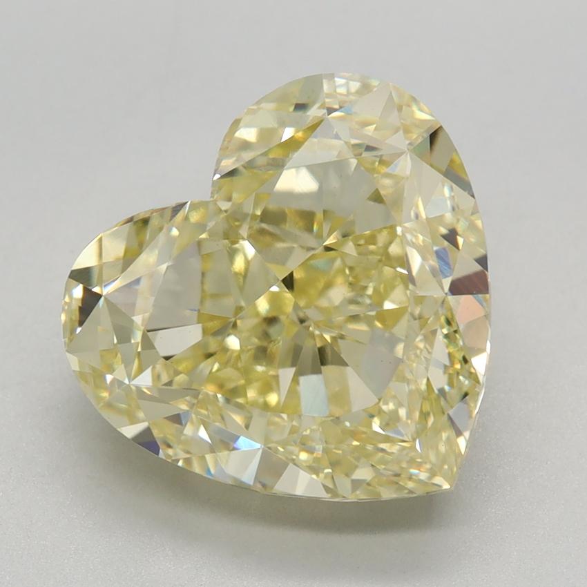5.23 Ct. Fancy Yellow Heart Lab Grown Diamond