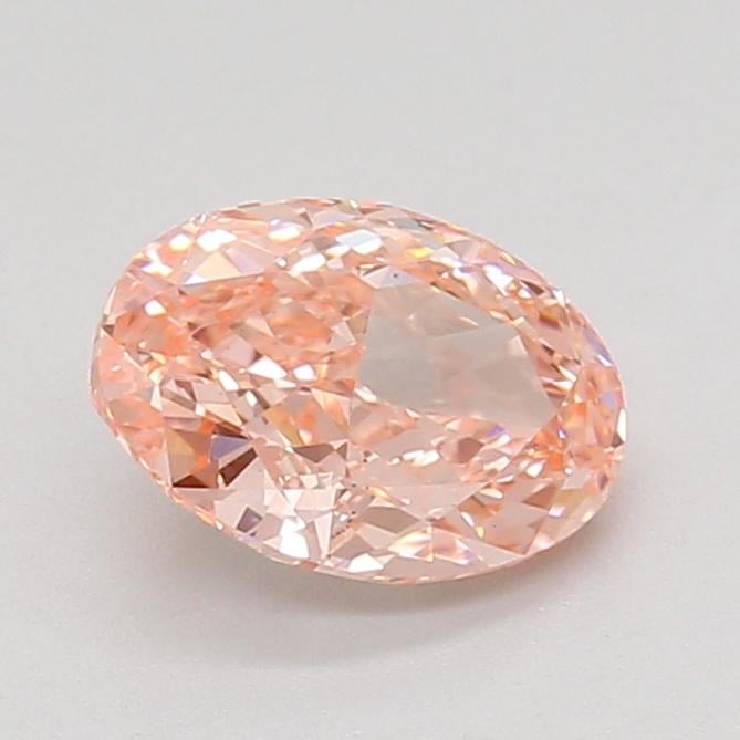 1.53 Ct. Fancy Vivid Pink Oval Lab Grown Diamond