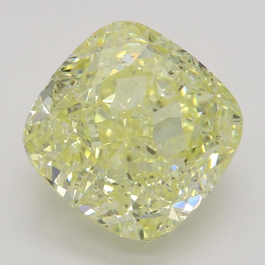 4.08 Ct. Fancy Yellow Cushion Diamond