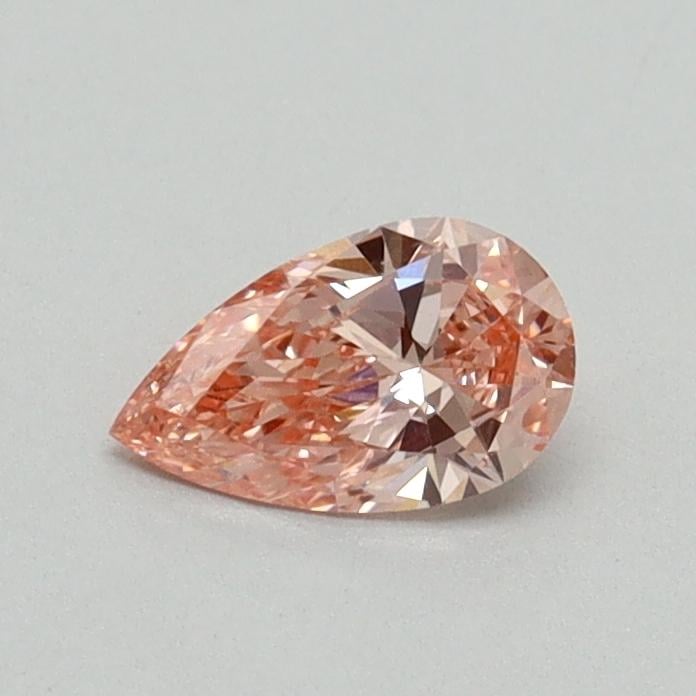 0.32 Ct. Fancy Vivid Pink Pear Lab Grown Diamond