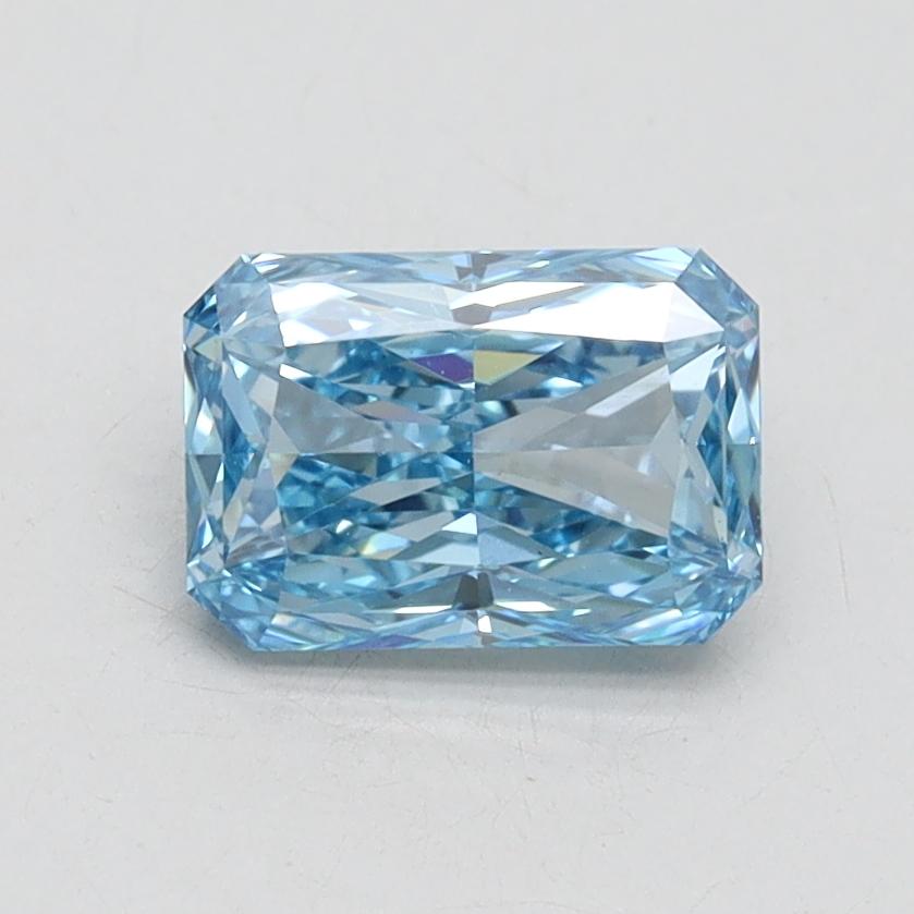 1.03 Ct. Fancy Vivid Blue Radiant Lab Grown Diamond