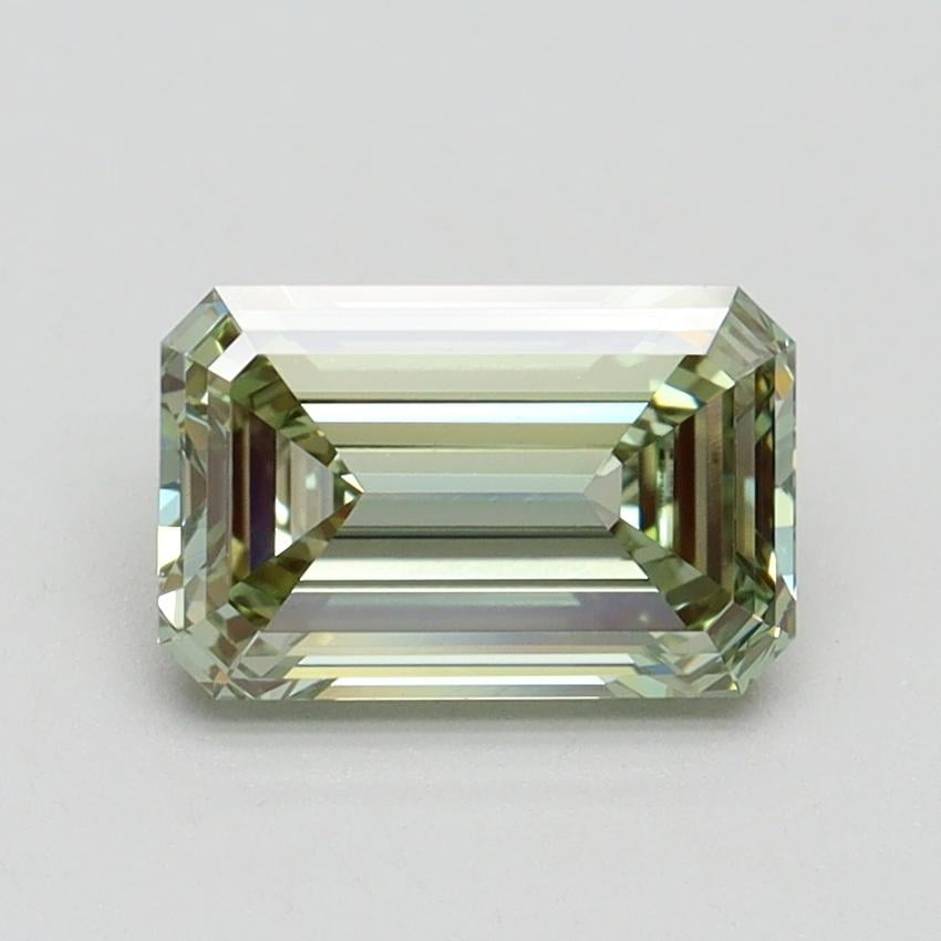 1.52 Ct. Fancy Intense Green Emerald Lab Grown Diamond