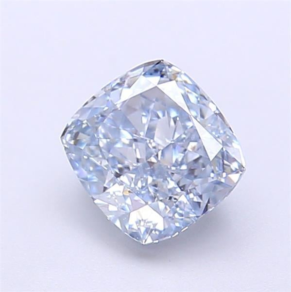 1.15 Ct. Fancy Intense Blue Cushion Lab Grown Diamond