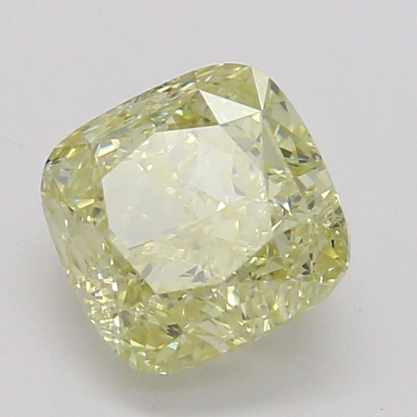 0.78 Ct. Fancy Yellow Cushion Diamond